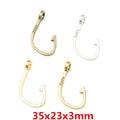 Zinc Alloy Fish Hook Charm Pendant No.492798 for DIY Necklace Bracelet Jewelry Making view 1