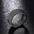 Minimalist Woven Texture Ring, Unisex Versatile Jewelry For Daily Wear And Casual Matching view 2