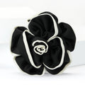 14K Gold Plated Fabric Flower Brooch Pin For Women's Apparel view 3