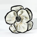 14K Gold Plated Fabric Flower Brooch Pin For Women's Apparel view 4