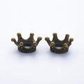 Openwork Crown Charm In 6 Metal Finishes For Jewelry Making view 6