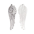 Feathered Angel Wing Metal Charms in 4 Pictured Finishes view 7