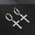 Trendy Light Luxury Drop Earrings With Zircon, Niche Punk Fashion Design Statement Jewelry view 2