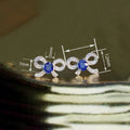 Elegant Lady Bowknot Stud Earrings With Micro Pave Zircon, Sparkling Sweet Fashion Jewelry view 4