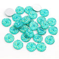 12mm Round Resin Necklace Accent Flatback Patch 0.25g For DIY Jewelry Accessory Findings view 2
