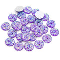 12mm Round Resin Necklace Accent Flatback Patch 0.25g For DIY Jewelry Accessory Findings view 4