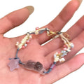 Handwoven Resin Cat And Star Bangle, New Chinese Sweet Versatile Niche Bracelet view 5