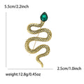 Alloy Vintage Snake Brooch Pin For Suits And Coats view 5