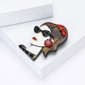 Acrylic Sunglasses Girl Brooch For Trendy Suit And Shirt Decoration view 3
