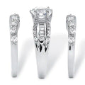 Luxury Three-Piece Banquet Ring Set For Women, Evening Dress Party Light Luxury Jewelry view 3