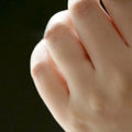 Minimalist Cross Line Design Ring For Women, Simple Plain Band Daily Jewelry Accessory view 3