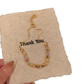 Colorful Zircon Cross Twisted Copper Bangle For Women Light Luxury Geometric Round Bracelet view 5
