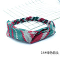 Printed Stretch Twist Front Fabric Headbands in Eight Patterns view 9
