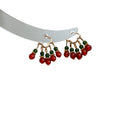 Vintage Chinese Ethnic Copper Heart Tassel Drop Earrings For Women, Refined Fashion Jewelry view 5