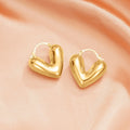 Exaggerated Statement Heart Ear Cuffs For Women, Heavy Craft Fashion Ear Jewelry Earrings view 2