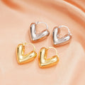 Exaggerated Statement Heart Ear Cuffs For Women, Heavy Craft Fashion Ear Jewelry Earrings view 1