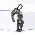 Alloy Rhinestone Cat Brooch For Sweaters And Cardigans view 3