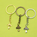 Zinc Alloy Mushroom Keychain Cute Bag Charm Gift view 1