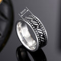 European British Style Unisex Fashion Ring, Personalized Everyday Wear Statement Accessory view 4