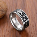 European British Style Unisex Fashion Ring, Personalized Everyday Wear Statement Accessory view 1