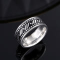 European British Style Unisex Fashion Ring, Personalized Everyday Wear Statement Accessory view 2