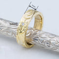 Textured Floral Relief Ring For Women, Ethnic Style Fresh Fashion Accessory For Daily Matching view 4