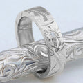 Textured Floral Relief Ring For Women, Ethnic Style Fresh Fashion Accessory For Daily Matching view 3