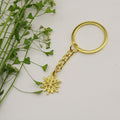 Metal Snowflake Keychain Bag Charm Gift view 4