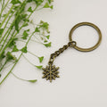 Metal Snowflake Keychain Bag Charm Gift view 6