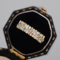 Crystal Micro Pave Zircon Ring For Women, Elegant French Style Fashion Finger Jewelry view 1