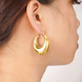 Fashion Versatile Inverted Triangle Statement Ear Cuffs For Women, Eye Catching Trendy Jewelry Earrings view 3