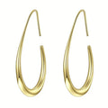 Minimalist Commuter Office Drop Earrings For Women, French Elegant Fashion Statement Jewelry view 1