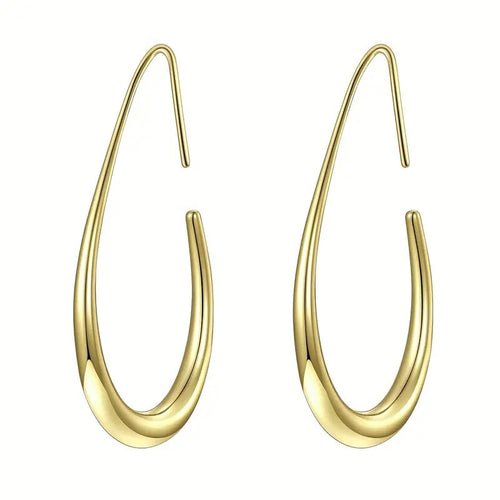 Minimalist Commuter Office Drop Earrings For Women, French Elegant Fashion Statement Jewelry