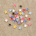 6x8mm 0.2g Gold Zinc Alloy Charm Pendant for DIY Necklace Bracelet Jewelry Making view 4