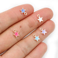 6x8mm 0.2g Gold Zinc Alloy Charm Pendant for DIY Necklace Bracelet Jewelry Making view 2