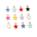 6x8mm 0.2g Gold Zinc Alloy Charm Pendant for DIY Necklace Bracelet Jewelry Making view 5