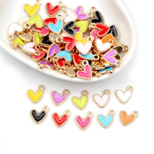 9x10mm 0.4g Gold Zinc Alloy Charm Pendant for DIY Necklace Bracelet Jewelry Making