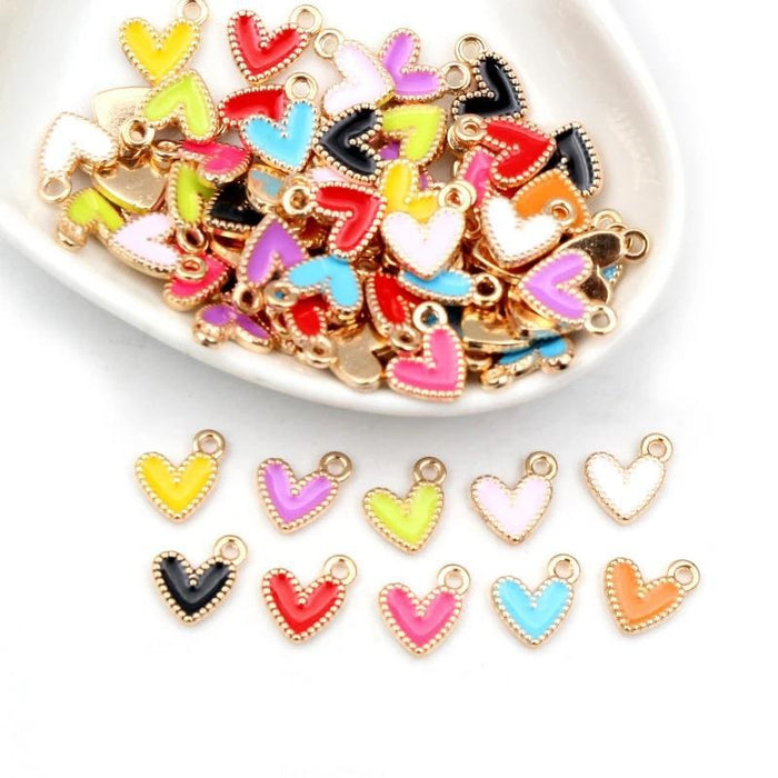 9x10mm 0.4g Gold Zinc Alloy Charm Pendant for DIY Necklace Bracelet Jewelry Making