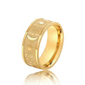 Designer Star And Moon Unisex Ring For Men And Women, Niche Fashion Jewelry Accessory view 5