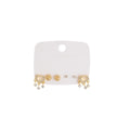 Elegant New Chinese Gold Alloy Rhinestone Cat Eye Stone Peace Lock Stud Set Multi Pair Women's Earrings view 5