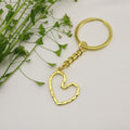 Zinc Alloy Heart Keychain Bag Charm Gift view 4