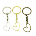 Zinc Alloy Heart Keychain Bag Charm Gift view 5