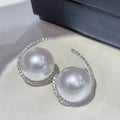 Imitation Pearl Stud Earrings For Women, Elegant Princess Style Daily Wear Fashion Ear Jewelry view 1