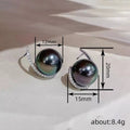 Imitation Pearl Stud Earrings For Women, Elegant Princess Style Daily Wear Fashion Ear Jewelry view 4