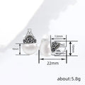 Glossy Rose Flower Earrings With Inlaid Zircon, Elegant Classical Fashion Jewelry For Women view 4
