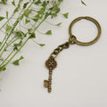 Zinc Alloy Heart Vintage Key Keychain Bag Charm Gift view 6