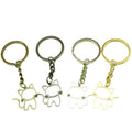Metal Hollow Cat Keychain Bag Charm view 5