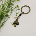 Zinc Alloy Mushroom Keychain For Bag Charm Key Ring Gift view 6