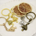 Zinc Alloy Mushroom Keychain For Bag Charm Key Ring Gift view 3