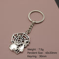 Zinc Alloy Evil Witch Keychain for Bag Charm Gift view 2
